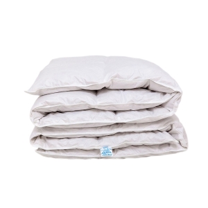 Пуховое одеяло 155х215, 100% белый пух, кассетное, Luxury Sleep
